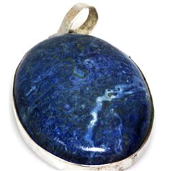Natural 92.38 ctw Semi Precious .925 Sterling Pendant
