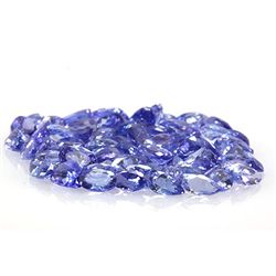 Natural Tanzanite Zoisite Oval-Pear Cut 83pcs 22.10 ctw
