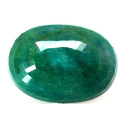 Natural 102.65ctw Emerald Oval Stone