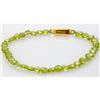 Image 1 : Natural Peridot Bracelet with clasp