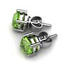 Image 1 : Peridot 1.00ctw Earring 14kt White Gold