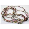 Image 2 : 266.81ctw Freshwater Multi-Color Pearl Necklace