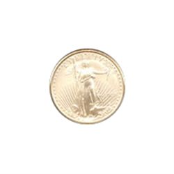 Quarter Ounce 1992 US American Gold Eagle  Uncirculated