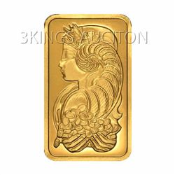 Five Ounce Gold Bar  Pamp Suisse