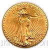 Image 1 : $20 Saint Gaudens Almost Uncirculated Early Gold Bulli