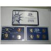 Image 1 : 1999-S 9 Piece PROOF Set *SET INCLUDES THE 50 STATES QUARTERS SET - NICE SET*!!