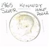 Image 1 : 1965 SILVER KENNEDY HALF DOLLAR *PLEASE LOOK AT PICTURE TO DETERMINE GRADE*!!