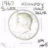 Image 1 : 1967 SILVER KENNEDY HALF DOLLAR *RARE MS-63 HIGH GRADE*!!