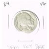 Image 1 : 1924 BUFFALO NICKEL *RARE SEMI KEY DATE VERY GOOD GRADE - NICE COIN*!!