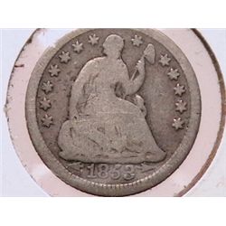 1853 Half Dime G4 W/Arrows