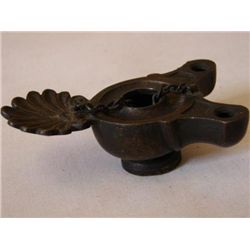 ET0503120154 19th C Bronze Grand Tour Oil Lamp