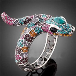 GT0522120036 Multicolor Crystal Snake / Serpent Design