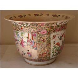 ET0503120156 Orental Painted Jardiniere