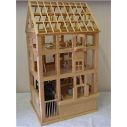 ET0503120157 Pine Scale Model of a Mill complete with S