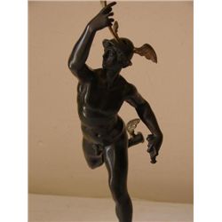 ET0503120142 19th C Bronze figure of Mercury