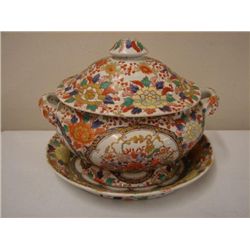 ET0503120117 Large Orental Tureen and Plate