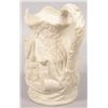 Image 3 : ET0503120173 White Parian Pitcher. Relief design on bod