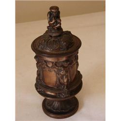 ET0503120153 Aesthetic Bronze Tobacco Jar