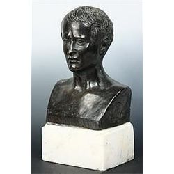 BRONZE PORTRAIT BUST - Ca 1890 Belle Epoch Bust Portra