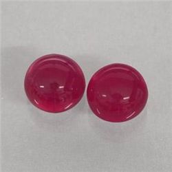 Pair 6ct Madagascar Red Ruby (2 pieces)