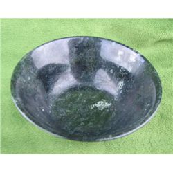 Tibetan Natural Jade Carved Bowl