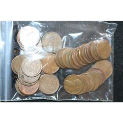 Lincoln Wheat Back Penny; Various Dates & Conditions; Lot of 50