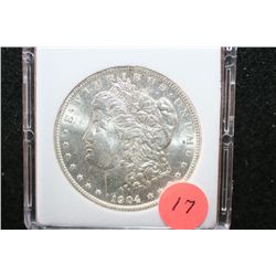 1904-O Silver Morgan $1; MCPCG Graded MS63