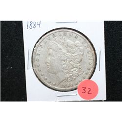 1884 Silver Morgan $1