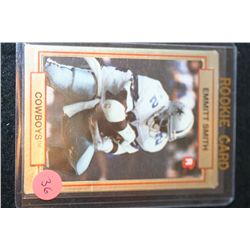 1990 NFL Hi-Pro Marketing Emmitt Smith Dallas Cowboys Rookie Football Trading Card