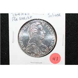 Thalers Silver Re-Strike