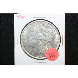 1921 Silver Morgan $1