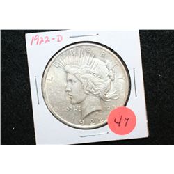 1922-D Peace $1