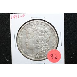 1891-O Silver Morgan $1