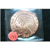 Image 1 : "$5 Indian Chief Gold Coin" Golden State Mint Copper Round; .999 Fine Copper 1 Oz.