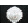 Image 2 : 2004 Silver Eagle $1; Colorized Ronald Reagan-40th President of the United States