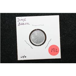 Blank Dime Planchet