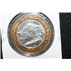 Image 2 : State Line Wendover NV Limited Edition Two-Tone $10 Gaming Token; .999 Fine Silver .60% Oz. ASW