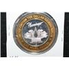 Image 2 : Flamingo Las Vegas NV "Bugsy Siegel" Limited Edition Two-Tone $10 Gaming Token; .999 Fine Silver .60