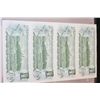 Image 2 : 1973 Canada $1 Foreign Bank Note; Lot of 4; Uncut Bills