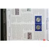 Image 2 : 2004 Wisconsin State Quarter Set W/Postal Stamps Commerating Frank Lloyd Wright, 100 Yrs Progress of