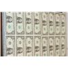 Image 1 : 1985 US Federal Reserve Note $1; Atlanta GA Reserve; Lot of 4 Sheets 4 Bills each Sheet; Uncut Bills