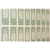 Image 2 : 1985 US Federal Reserve Note $1; Atlanta GA Reserve; Lot of 4 Sheets 4 Bills each Sheet; Uncut Bills