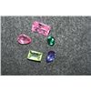 Image 2 : Loose Colored "Ring Setting" Gemstones; Lot of 5