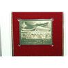 Image 2 : 1982 First Day of Issue 22K Gold Replica Stamp W/Postal Stamp; American Architecture Dulles Airport-