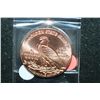 Image 2 : Golden State Mint "1929 $5 Indian Chief Gold Coin" Copper Round; .999 Fine Copper 1 Oz.