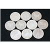 Image 2 : Silver Morgan $1 & Peace $1; Various Dates & Conditions; Lot of 10