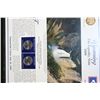 Image 1 : 2007 Wyoming State Quarter Set W/Postal Stamps Commerating 50th Anniversary Ending Woman Suffrage & 