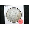 Image 1 : 1891 Silver Morgan $1
