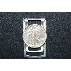 1943 Walking Liberty Money Clip
