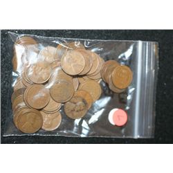 Lincoln Wheat Back Penny; Various Dates & Conditions; Lot of 50